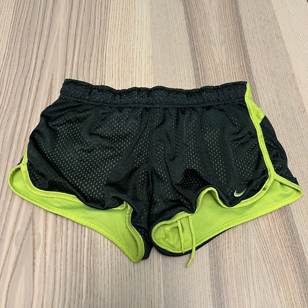 Nike - Neon Green Dri-Fit Shorts - Size X-Small